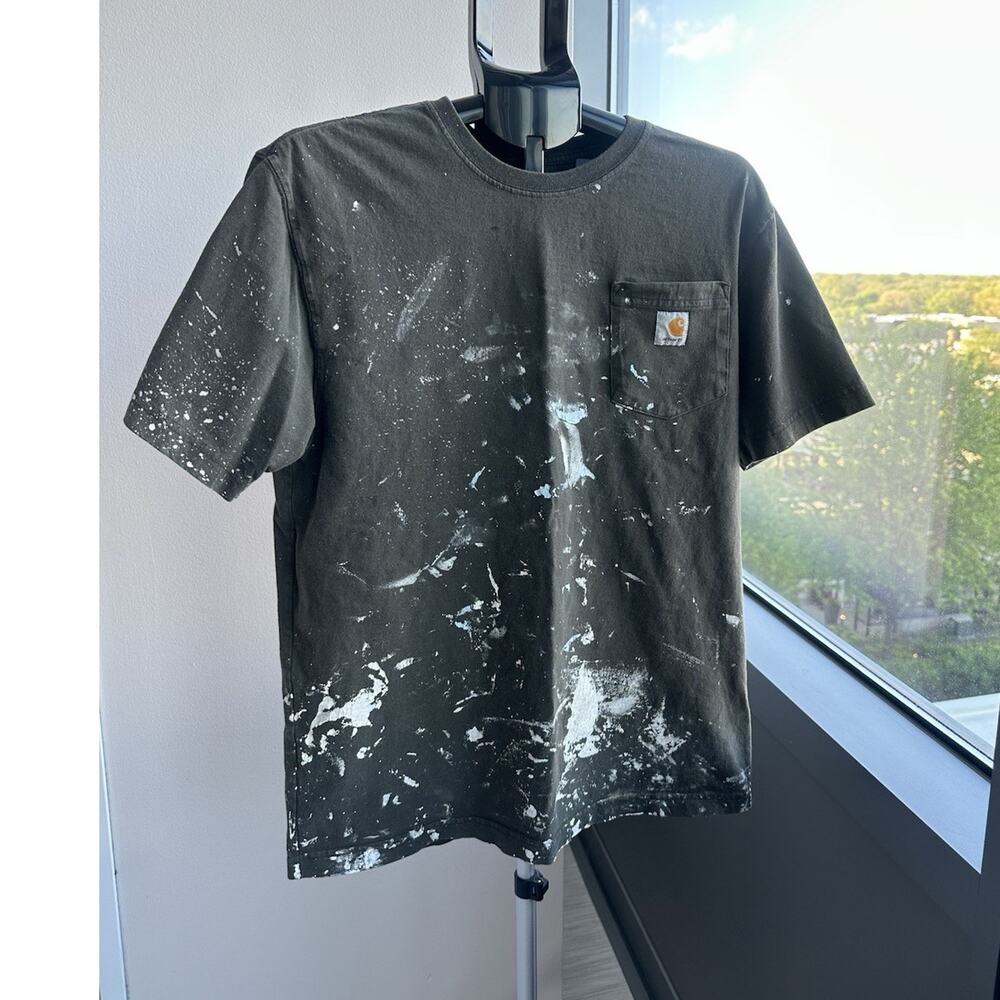 Carhartt K87 Original Fit Gray Pocket Short Sleeve T-Shirt Men's M